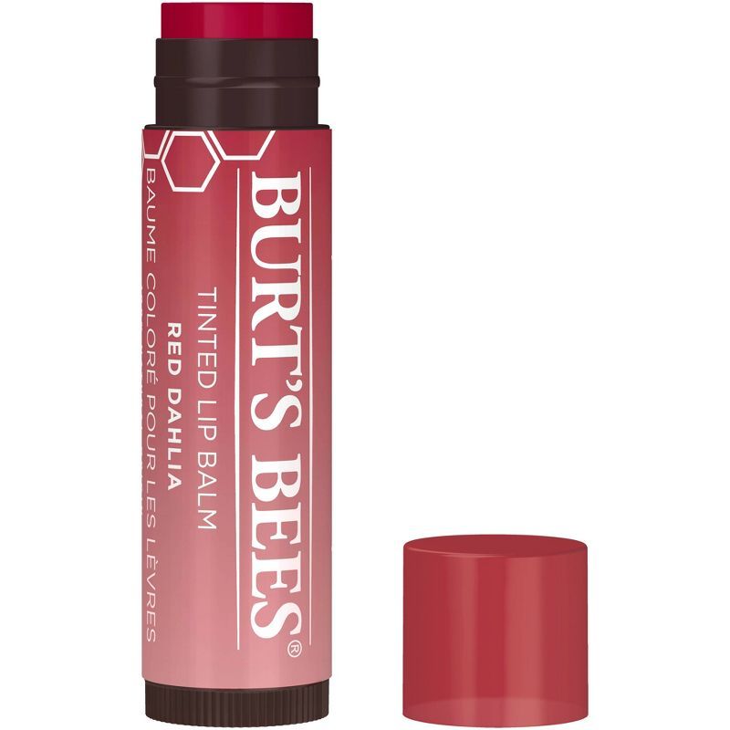 Burt's Bees Tinted Lip Balm - Red Dahlia Blister - 0.15oz | Target