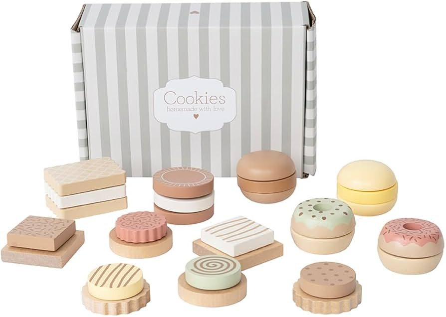 Jabadabado T307 Wooden Stacking Cookies | Amazon (UK)