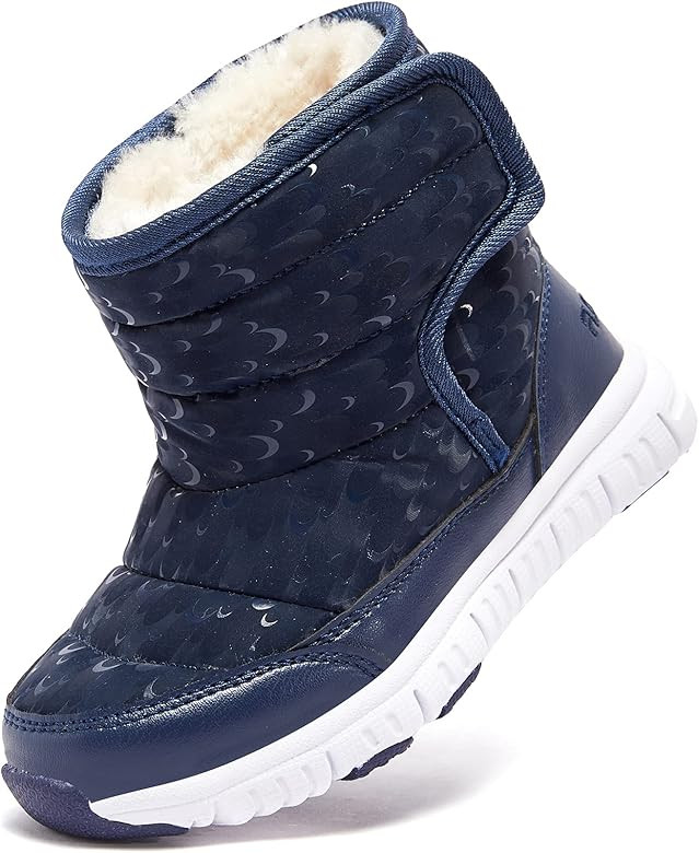 HOBIBEAR Toddler Snow Boots for Boys Girls Kids Outdoor Winter Shoes (Toddler/Little Kid) | Amazon (US)