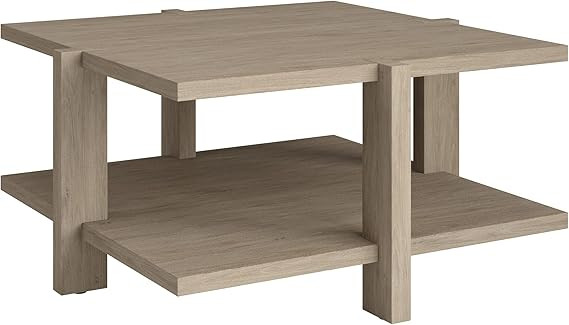 Henn&Hart Ingrid Coffee Table, 35" Wide, Gray | Amazon (US)