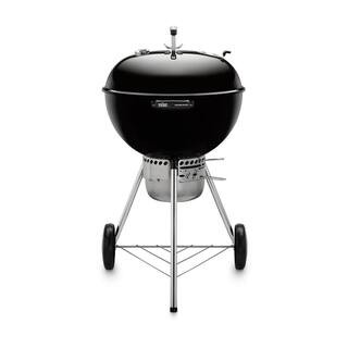 22 in. Master-Touch Charcoal Grill in Black with Built-In Thermometer | The Home Depot