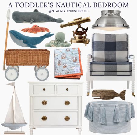 New England Interiors • A Toddler’s Nautical Bedroom • Storage Basket, Chair, Nautical Stuffed Animals, Lighting, Toddler Accessories, Accents & Decor. ⚓️💤

TO SHOP: Click the link in bio or copy a need an paste link in web browser 

#newengland #nautical #nurseryinspo #boymom #girlmom #toddler #coastal

#LTKFind #LTKhome #LTKbaby