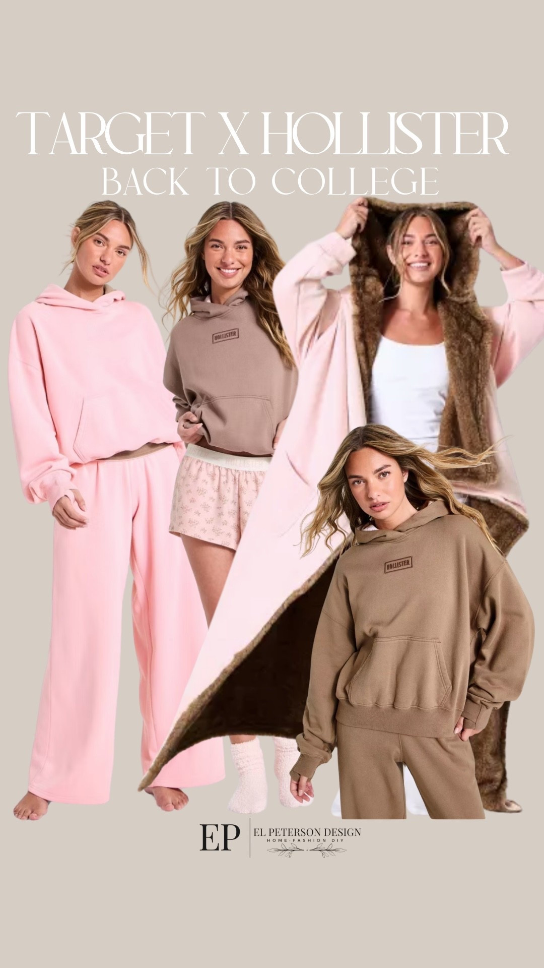 #AD As we get ready to send our son off to college, we wanted to make sure he had a few comforts to take with him (Christian did the try on for him 😉). So I’m excited to partner with @Target on their Hollister collection of loungewear. From late-night study sessions to slow mornings in the dorm, these are the lounge sets I know he will be most comfortable in. Target has made it so easy to find everything he needs for the year ahead.

If you’ve been thinking about grabbing this collection, don’t wait—it’s your last chance before it sells out! ✨

Here’s to new beginnings, dorm living, and sending them off wrapped in a little extra comfort.

#ad @Target #Target #TargetPartner
@Shop.LTK #liketkit

Target x Hollister 
Back to College
Sweatshirt
Sweatpants
Hooded throw blanket