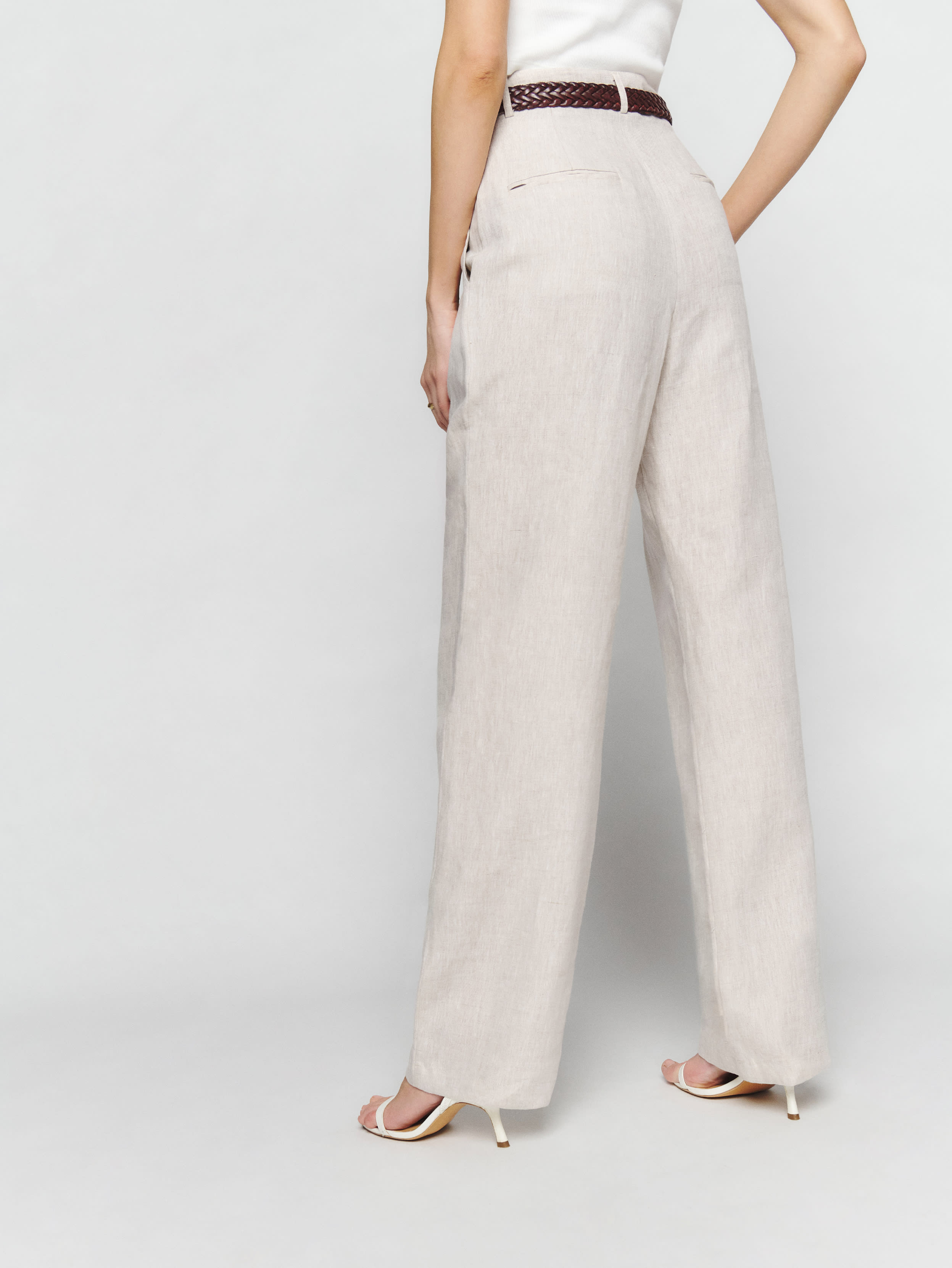 Mason Linen Pant | Reformation (Global)