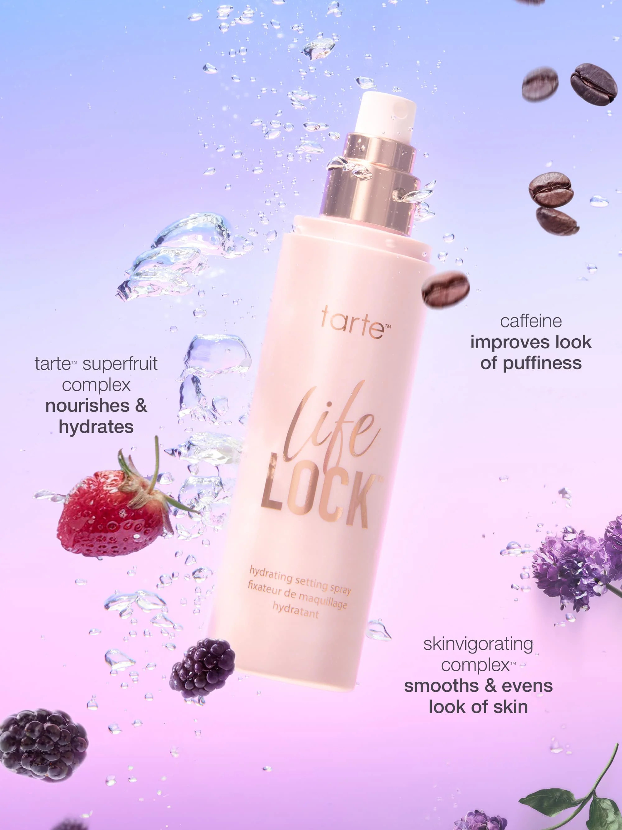 Life Lock™ hydrating setting spray | Tarte Cosmetics