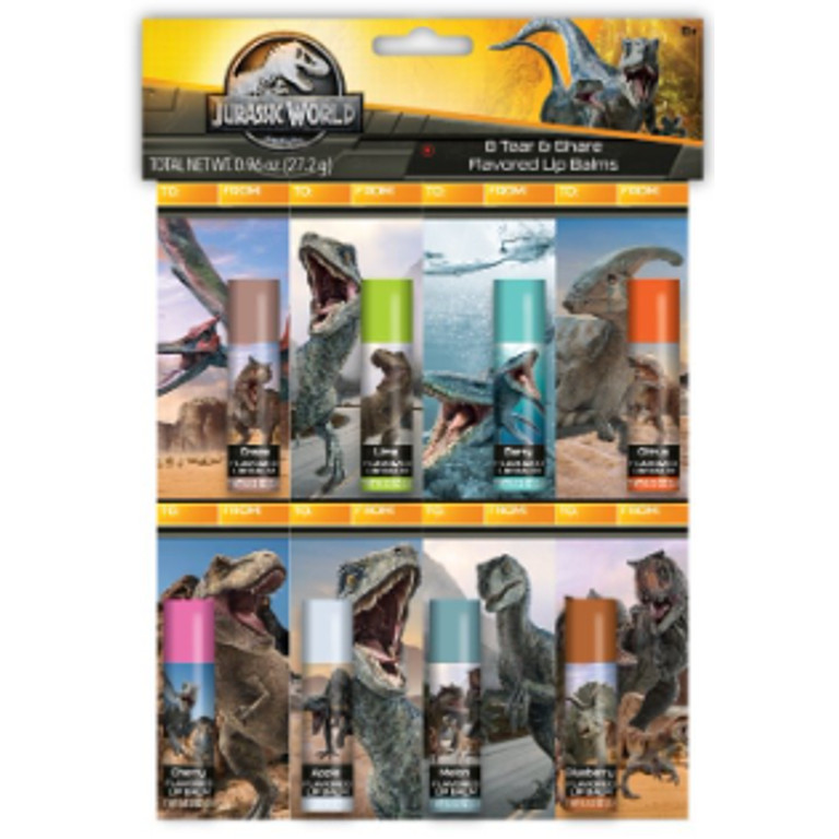 Jurassic Park Tear & Share Lip Balms 8pk | Walmart (US)