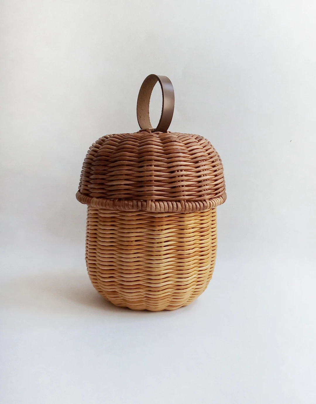 Wicker Acorn Decor for a Children's Room. Box Walnut, Acorn. Walnut Basket for Halloween Candies.... | Etsy (US)