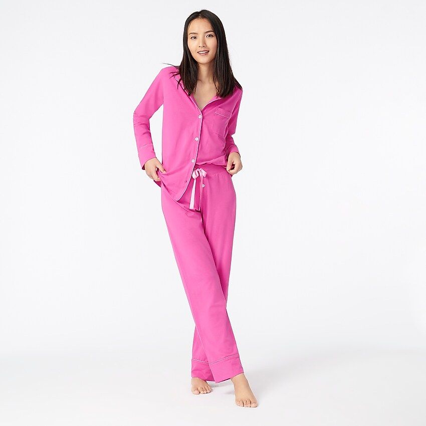 Dreamy long-sleeve cotton pajama set | J.Crew US