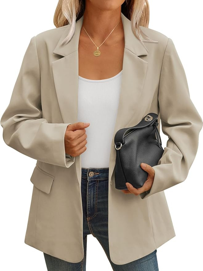 AUTOMET Womens Blazers Business Casual Fall Outfits 2024 Fashion Tops Work Suits Jackets Professi... | Amazon (US)