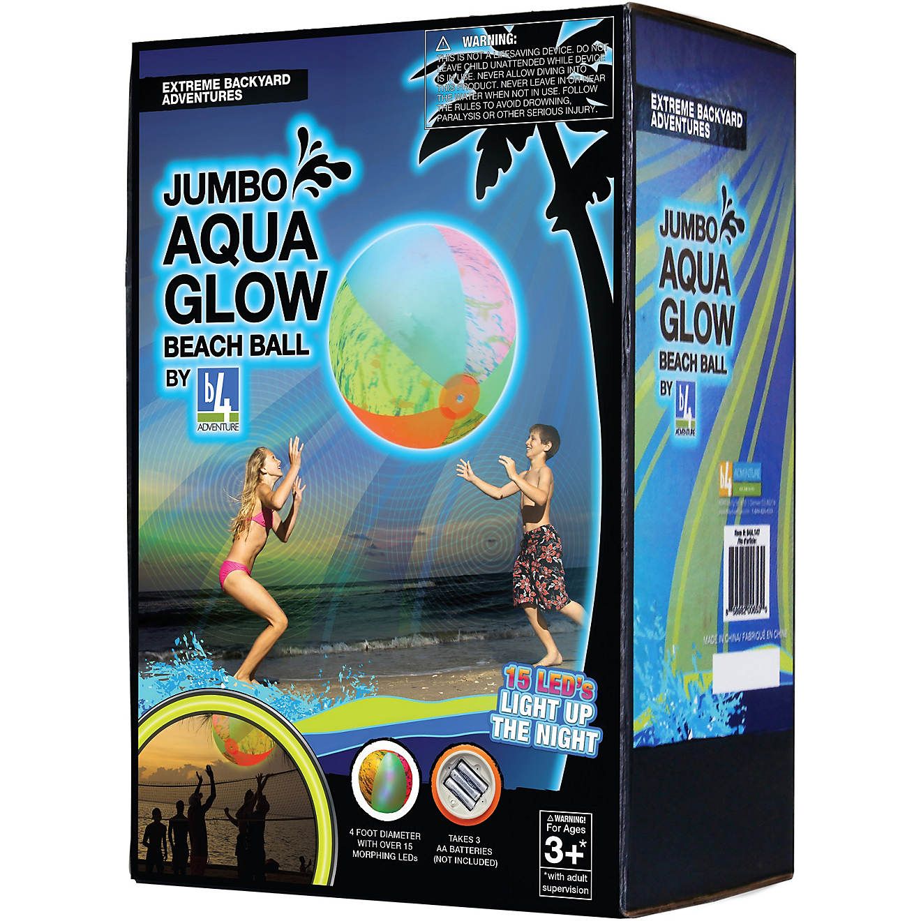b4 Adventure Aqua Glow 36 in LED Beach Ball | Academy Sports + Outdoor Affiliate