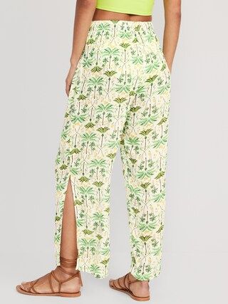 High-Waisted Lightweight Wide-Leg Cover-Up Pants for Women | Old Navy (US)