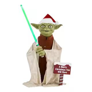 Star Wars 3.5 ft. Animated LED Seasonal Yoda 23SV24051 - The Home Depot | The Home Depot