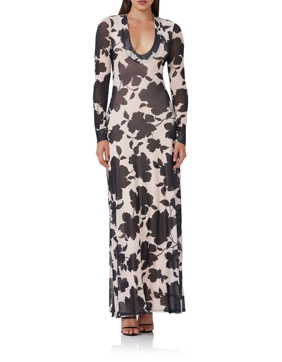 Moni Maxi Dress - Shadow Floral | ShopAFRM