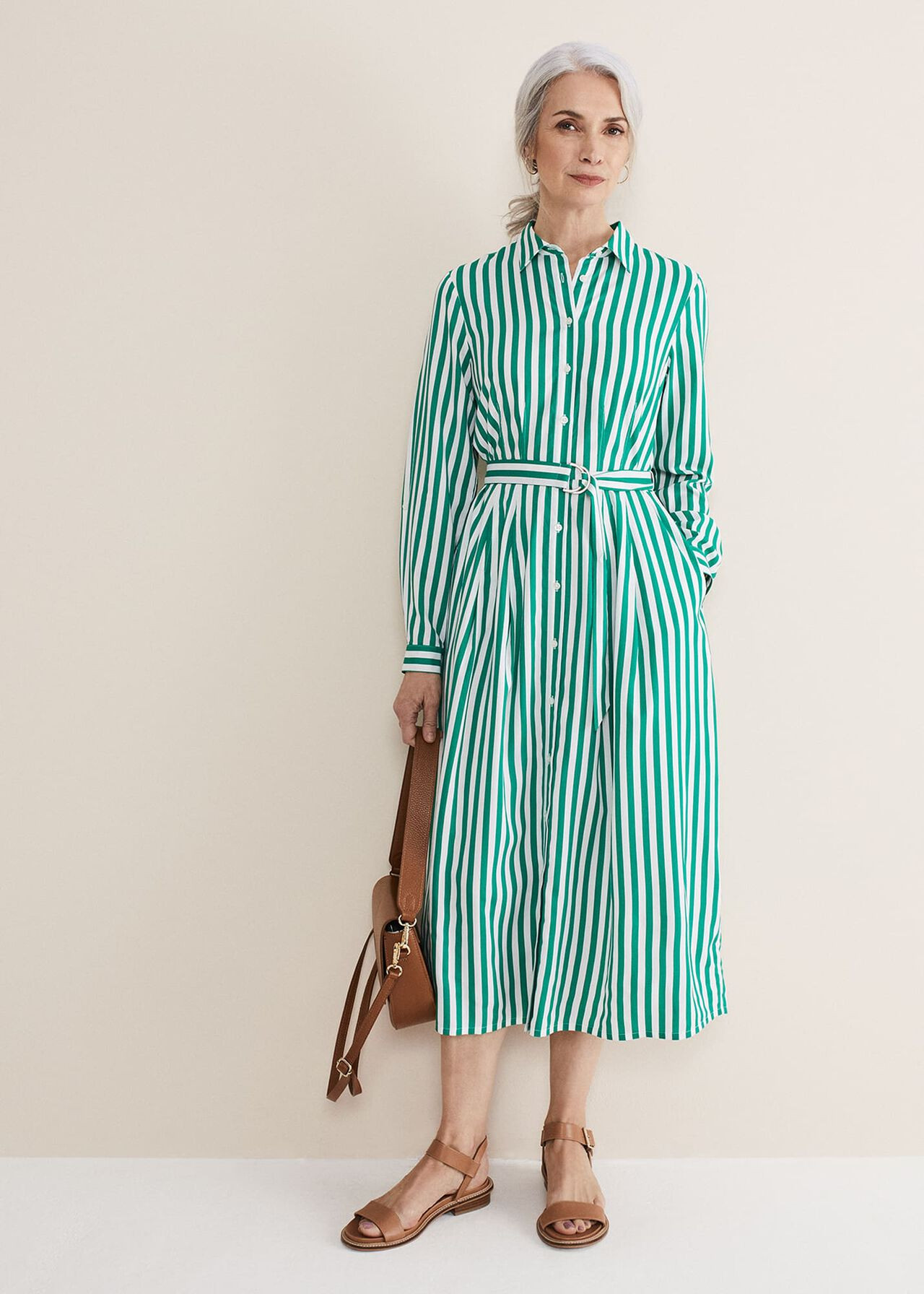 Ida Stripe Shirt Midi Dress | Phase Eight UK | | Phase Eight (UK)