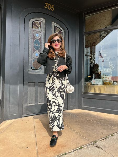 SALE ALERT
MY MAXI DRESS IS A KEEPER, and it’s on sale. Highly recommend 
My bag was an accidental find now I cannot stop wearing it. My jacket is also on sale. I’m wearing a XS, 

#LTKsalealert #LTKstyletip #LTKover40