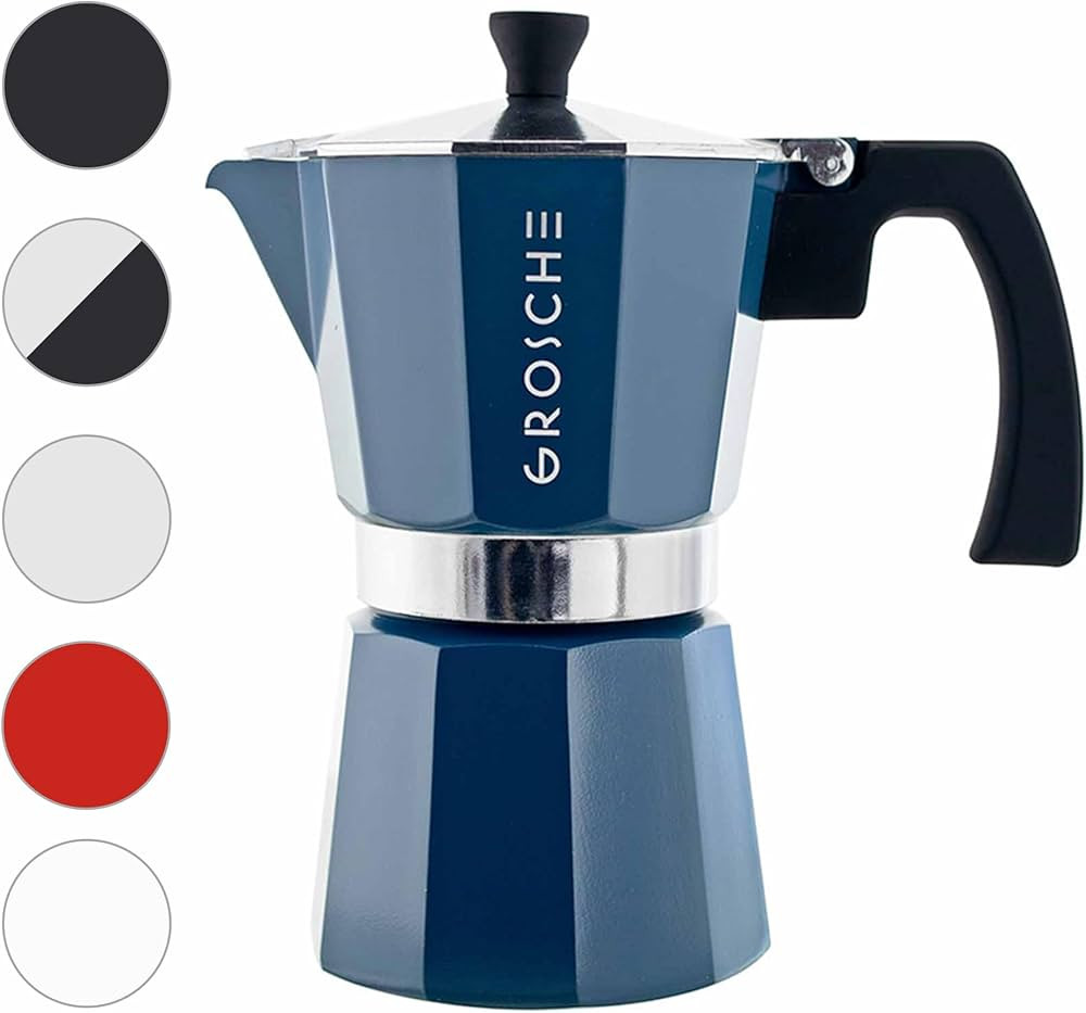 GROSCHE Milano Moka Pot | Stovetop Espresso Percolator & Coffee Maker – Portable, Ideal for Hom... | Amazon (US)