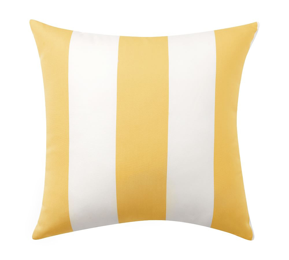 Sunbrella® Awning Striped Outdoor Pillow | Pottery Barn (US)