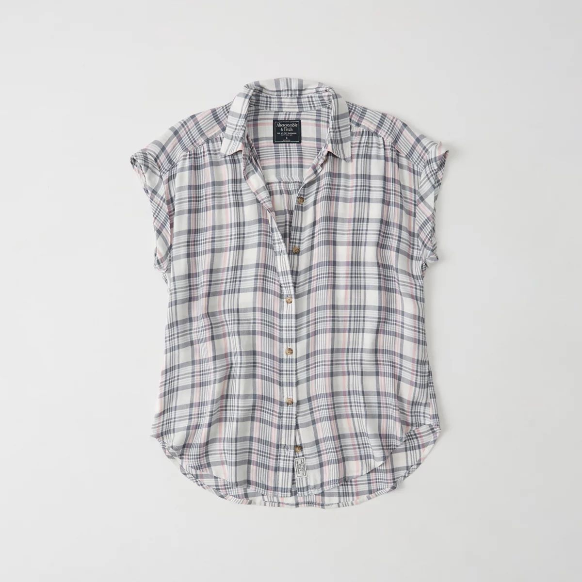 Short-Sleeve Plaid Shirt | Abercrombie & Fitch US & UK