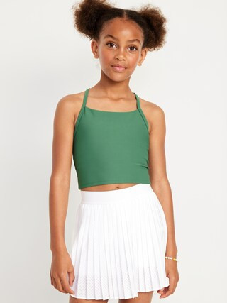 PowerSoft Longline Sports Bra for Girls | Old Navy (US)