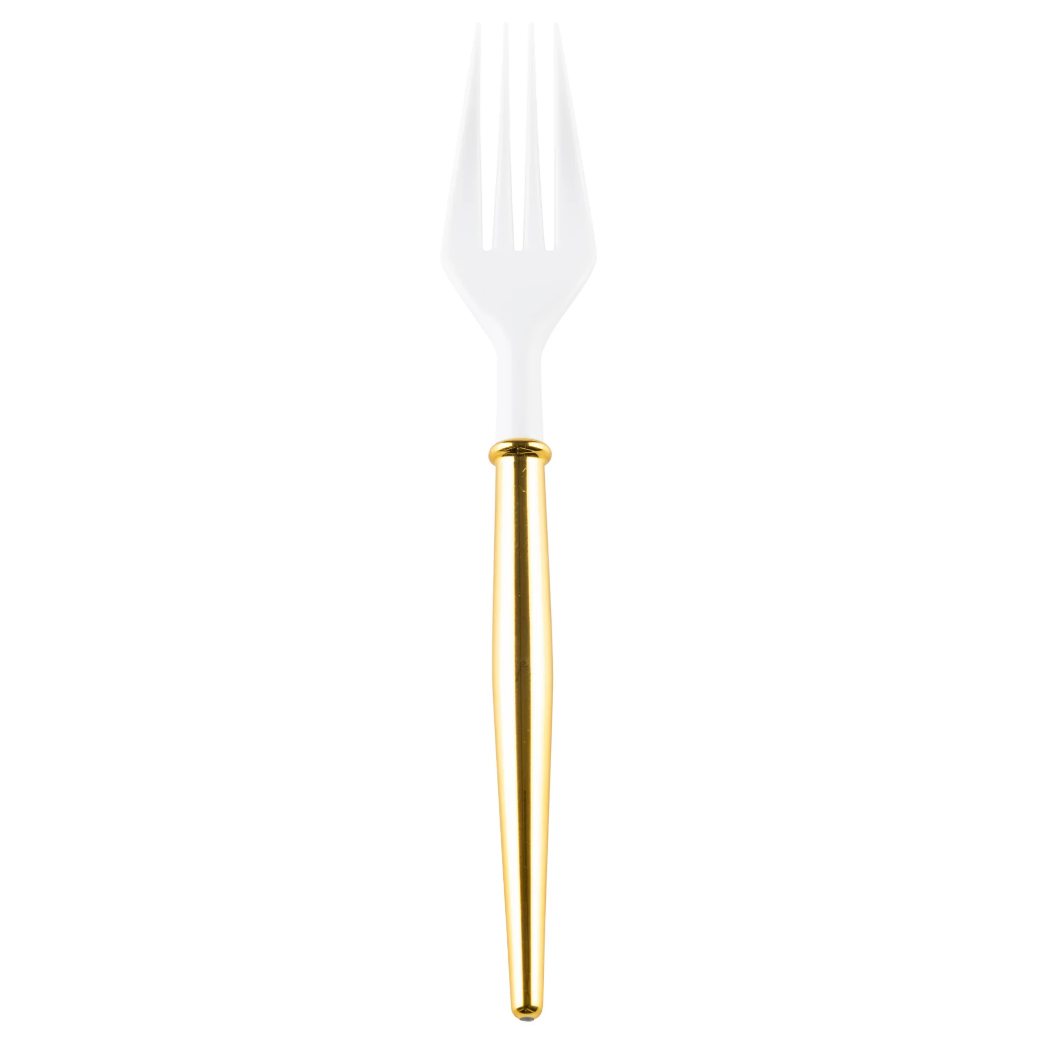 Gold Bella Plastic Cocktail Forks/20pc | Sophistiplate