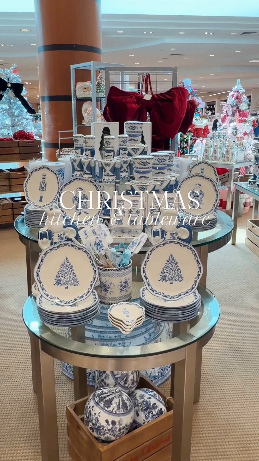 So many pretty kitchen and tableware pieces for a classic blue & white Christmas! 🎄💙

#LTKHome #LTKdayinmylife #LTKSeasonal