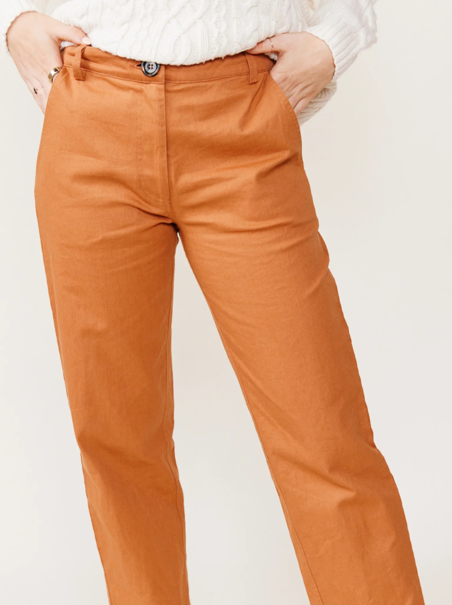 Ann Twill Straight Leg Pant | ABLE Clothing
