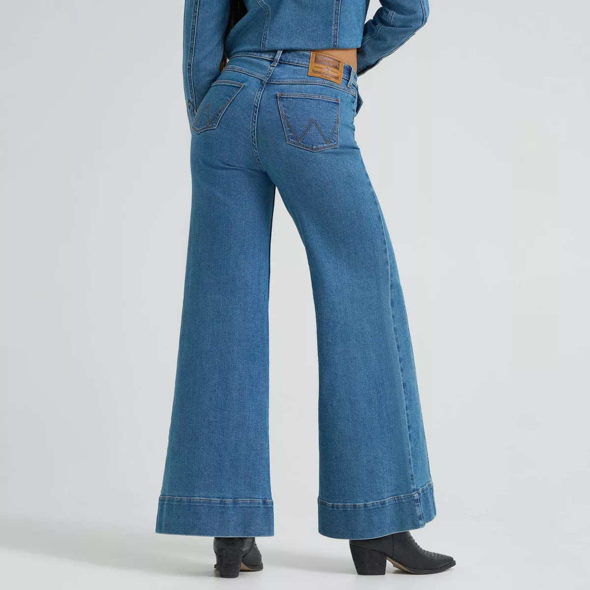 Wrangler Women's High-Rise Wide-Leg Jeans - Forever Wash 16 | Target