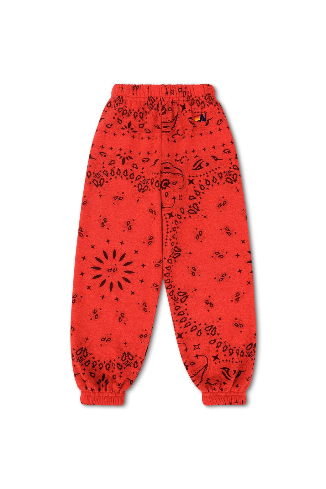 KID'S BANDANA SWEATPANTS - RED | Aviator Nation