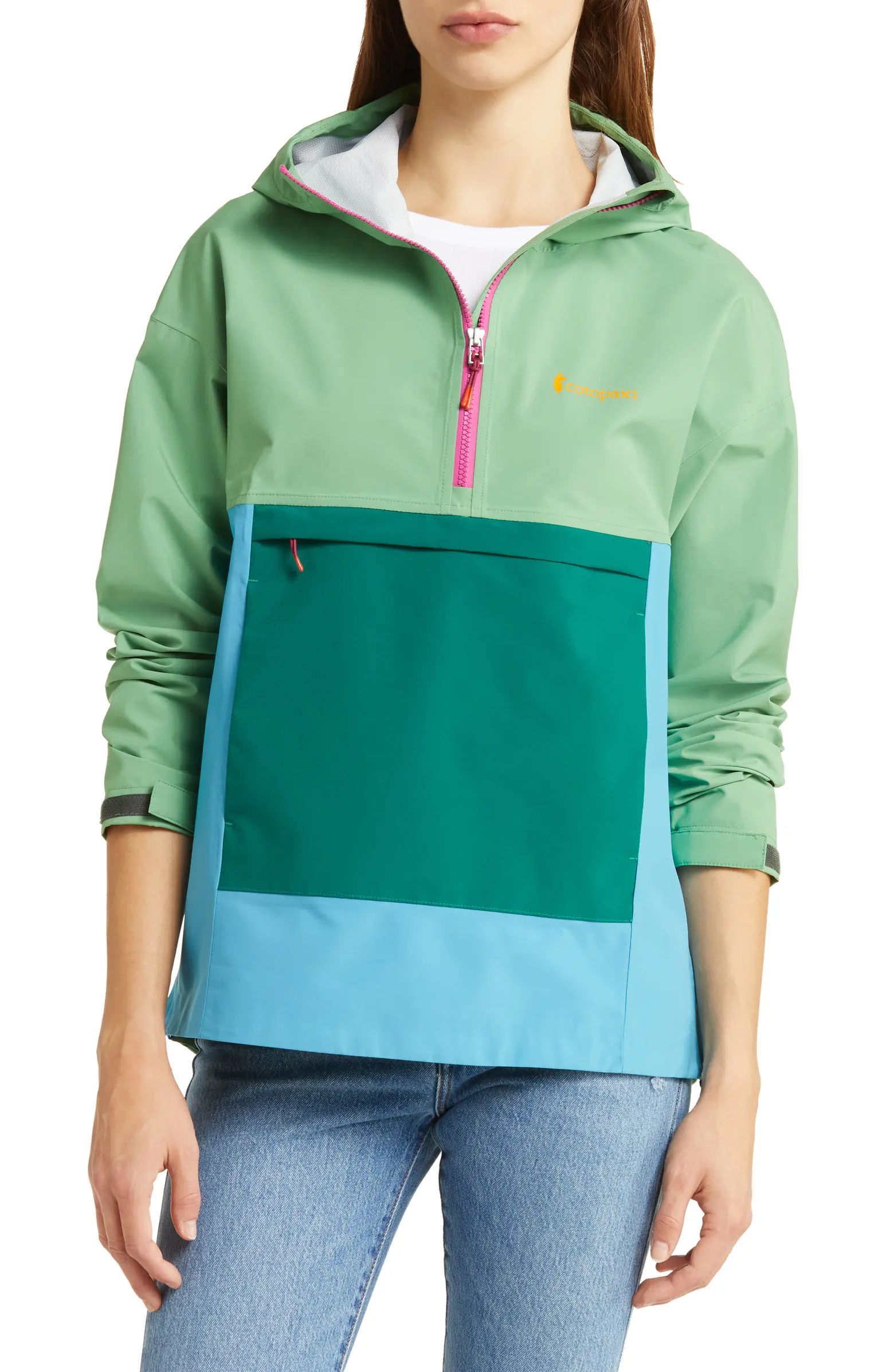 Cielo Water Resistant Hooded Pullover Rain Anorak | Nordstrom