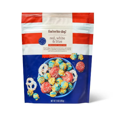 Red, White, & Blue Indulgent Snack Mix - 10oz - Favorite Day™ | Target