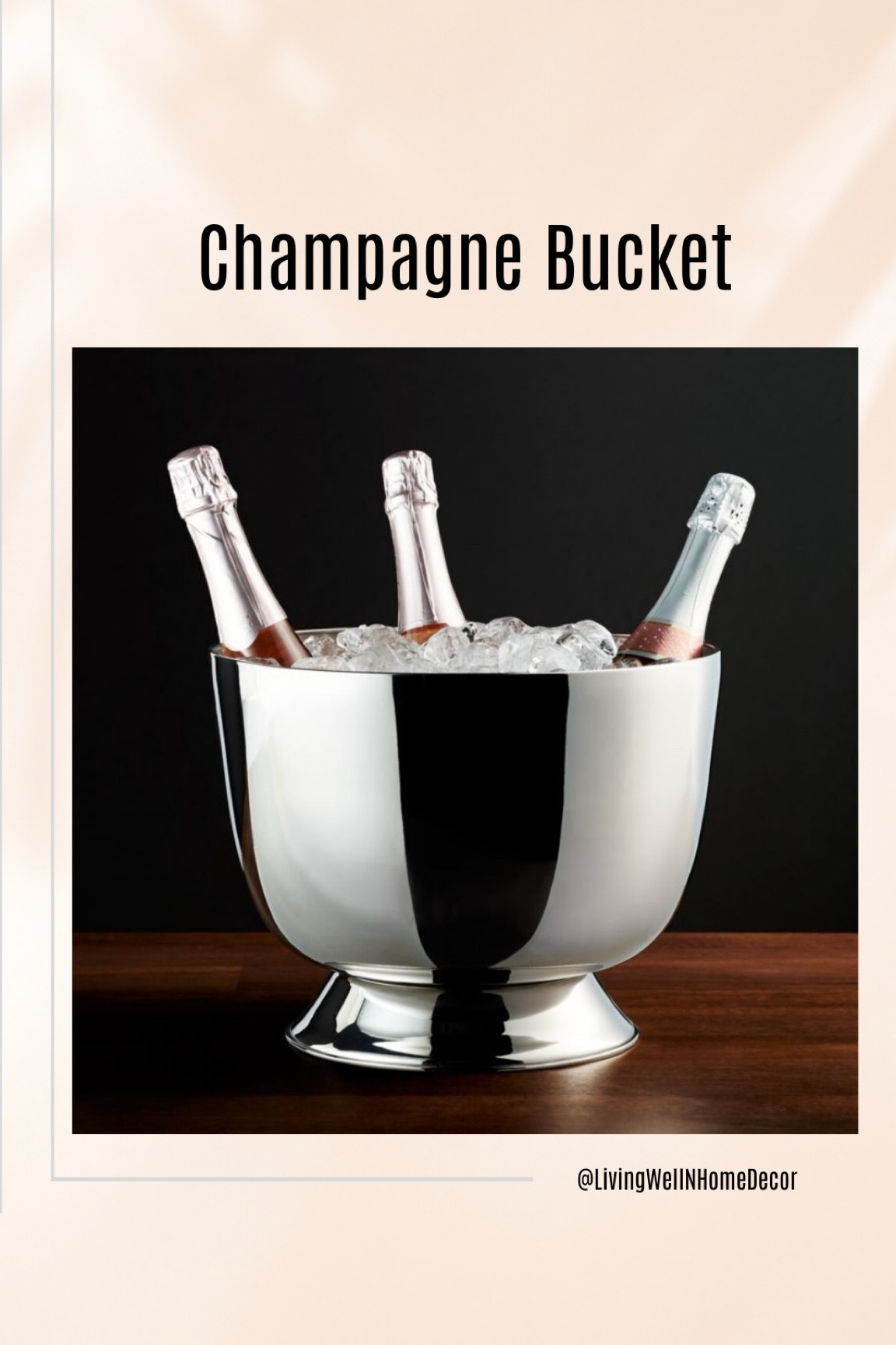 The essence of old-school hospitality, this generous bucket is crafted of a solid piece of polished stainless, rendering it truly leak-proof. 
9.5x12.5
Found it on Crate & Barrel

#LTKHome #LTKSeasonal #LTKGiftGuide
