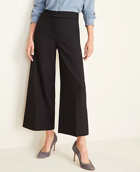The Belted Wide Leg Marina Pant | Ann Taylor | Ann Taylor (US)
