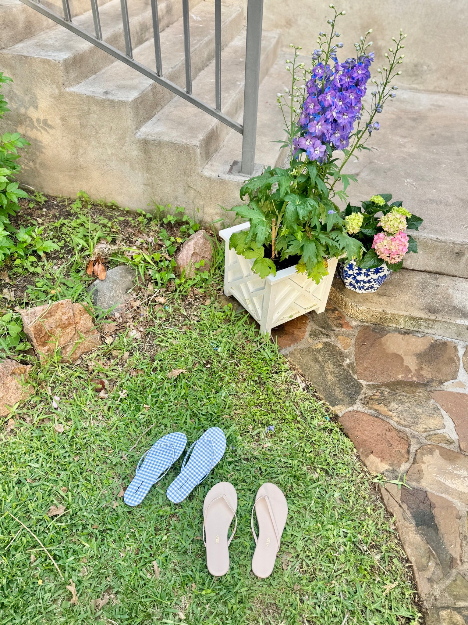 Enjoyed some beautiful weather today, and these $16 gingham flip flops! Comfortable and fit is comparable to my TKEES! 

#LTKdayinmylife #LTKSeasonal #LTKmomlife
