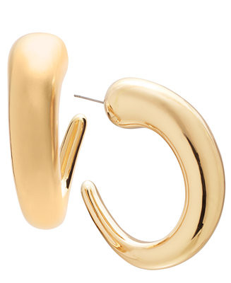 I.N.C. International Concepts Polished Graduated Large Hoop Earrings, 2 | Macy's