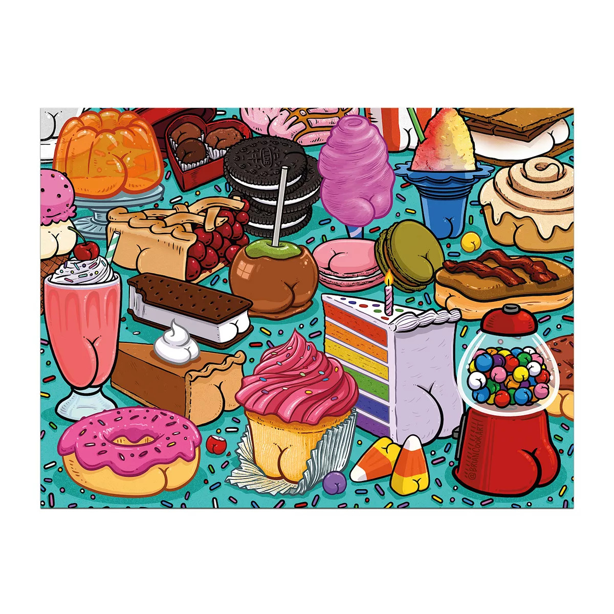 Ceaco Butts On Things Sweet Cheeks 500-Piece Jigsaw Puzzle | Kohl's