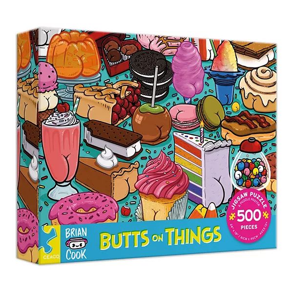 Ceaco Butts On Things Sweet Cheeks 500-Piece Jigsaw Puzzle | Kohl's