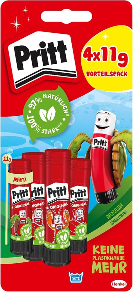Pritt Glue stick design motif set, safe and child-friendly glue for arts and crafts, strong adhes... | Amazon (DE)
