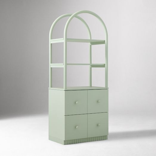 Joseph Altuzarra Arched Fluted Bookcase | West Elm (US)