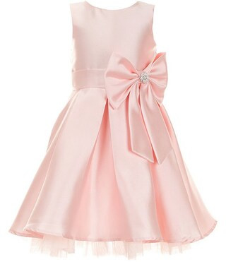 Rare Editions Little Girls 2T-6X Sleeveless Pleated Mikado Fit-And-Flare Dress | Dillard's | Dillard's