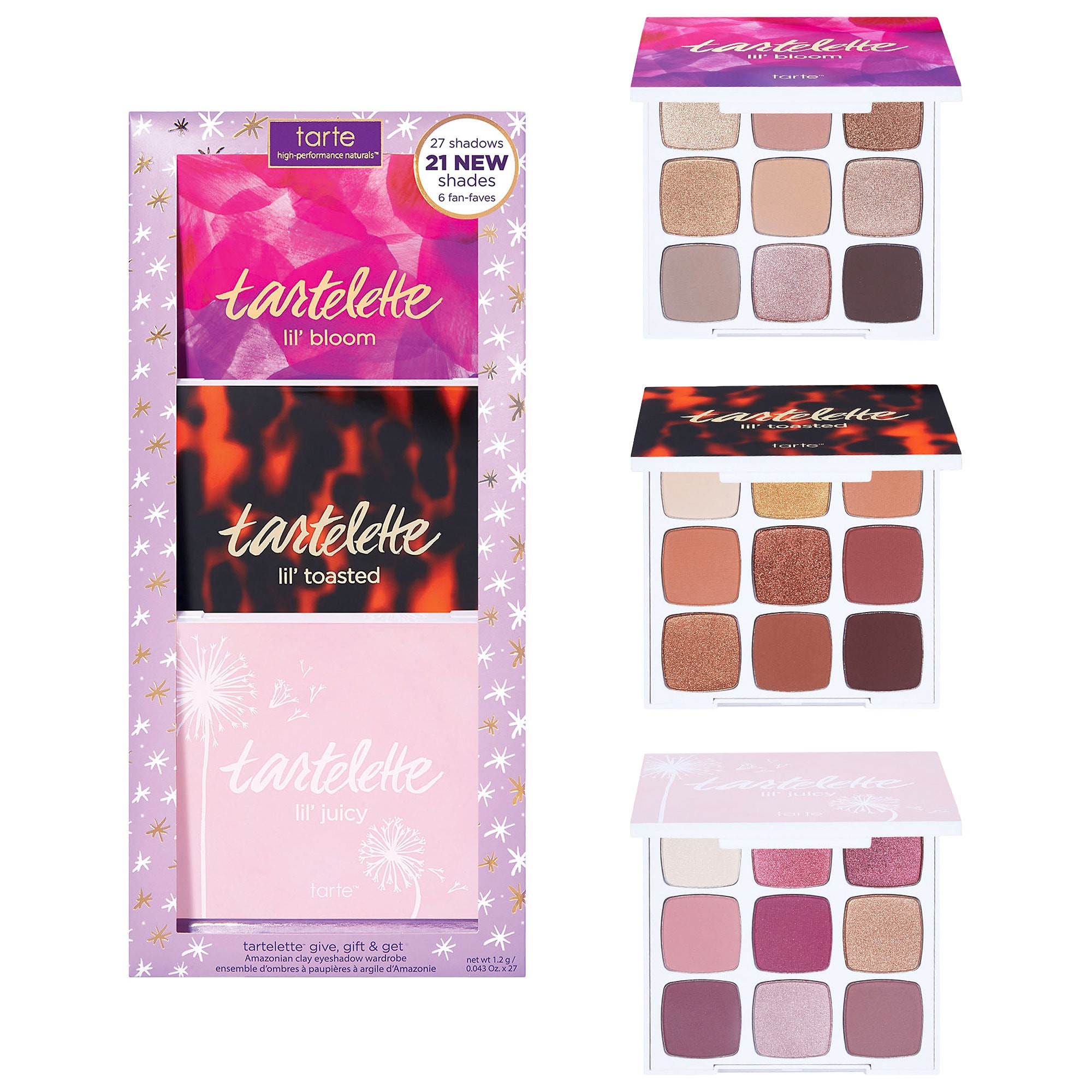 Tartelette™ Give, Gift & Get Amazonian Clay Eyeshadow Wardrobe | Sephora (US)