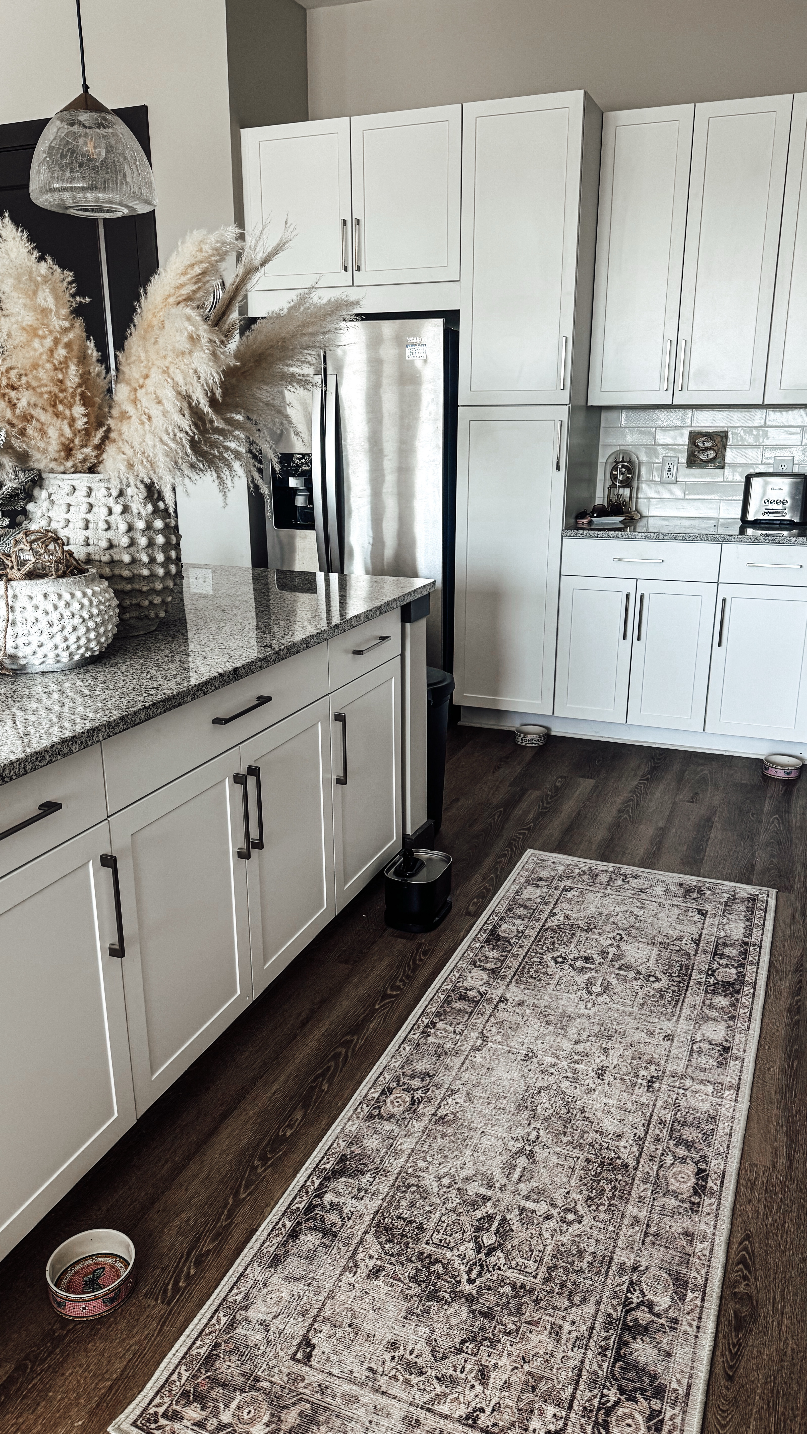 Dog-Friendly Kitchen Essentials for Pet Parents.

Tile bistro pet bowls
Washable kitchen runners.
Pet water fountains  

#LTKPets #LTKWatchNow #LTKHome