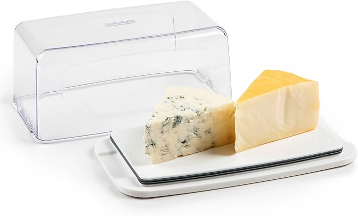 Progressive International Cheese ProKeeper BPA-Free Plastic Meal Holder, 8.75 in L x 3.6 in H x 4... | Amazon (US)
