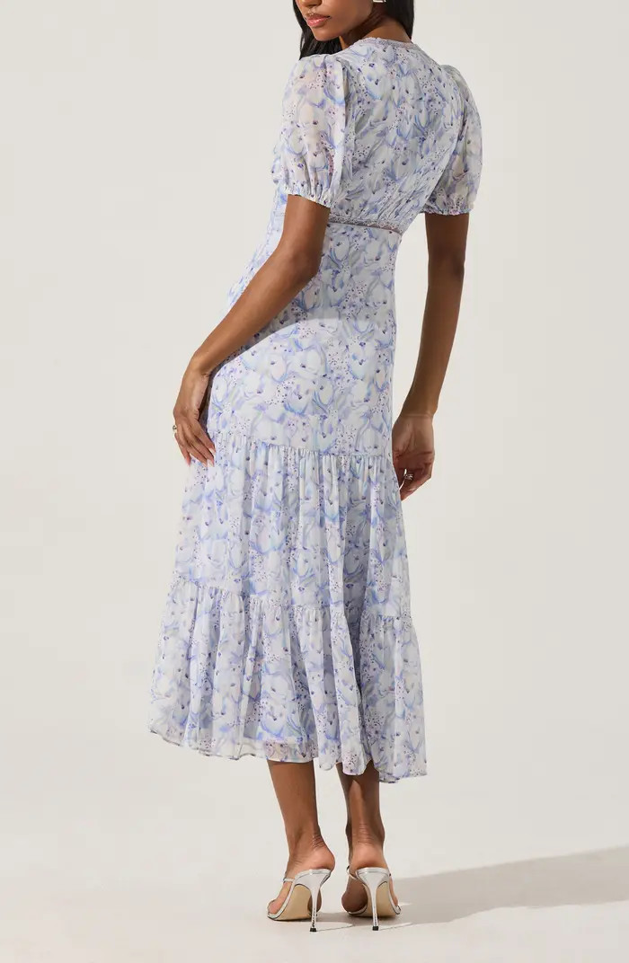 Lace Trim Tiered Dress | Nordstrom Rack