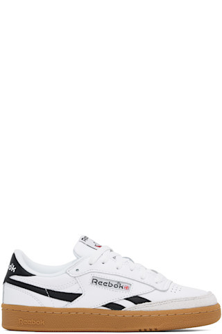 Reebok Classics - White & Black Club C Revenge Vintage Sneakers | SSENSE