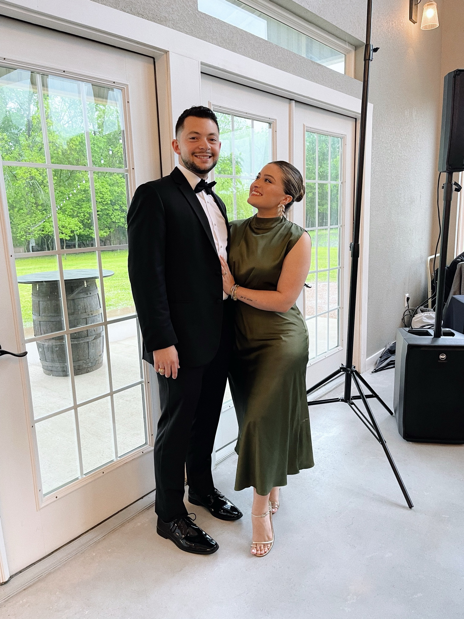 Need some wedding guest dress ideas? Shades of green are always a timeless choice for any season!🕊 Loving my olive green satin dress. The one I bought isn’t taggable on LTK, but I linked TONS of similar options! 

#LTKSeasonal #LTKfindsunder100 #LTKstyletip