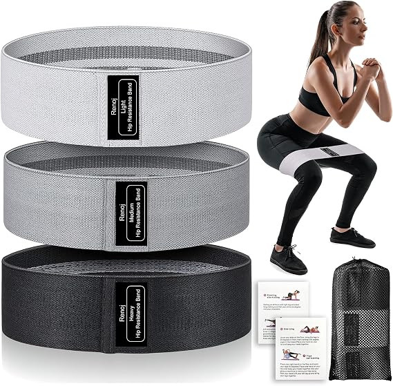 Renoj Resistance Bands for Working Out: 3-Set Professional Exercise Bands for Pilates, Yoga, Home... | Amazon (US)