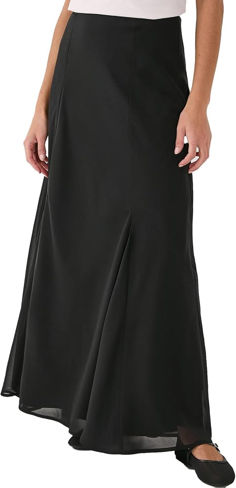 Nasty Gal Godet Floaty Maxi Skirt | Amazon (US)