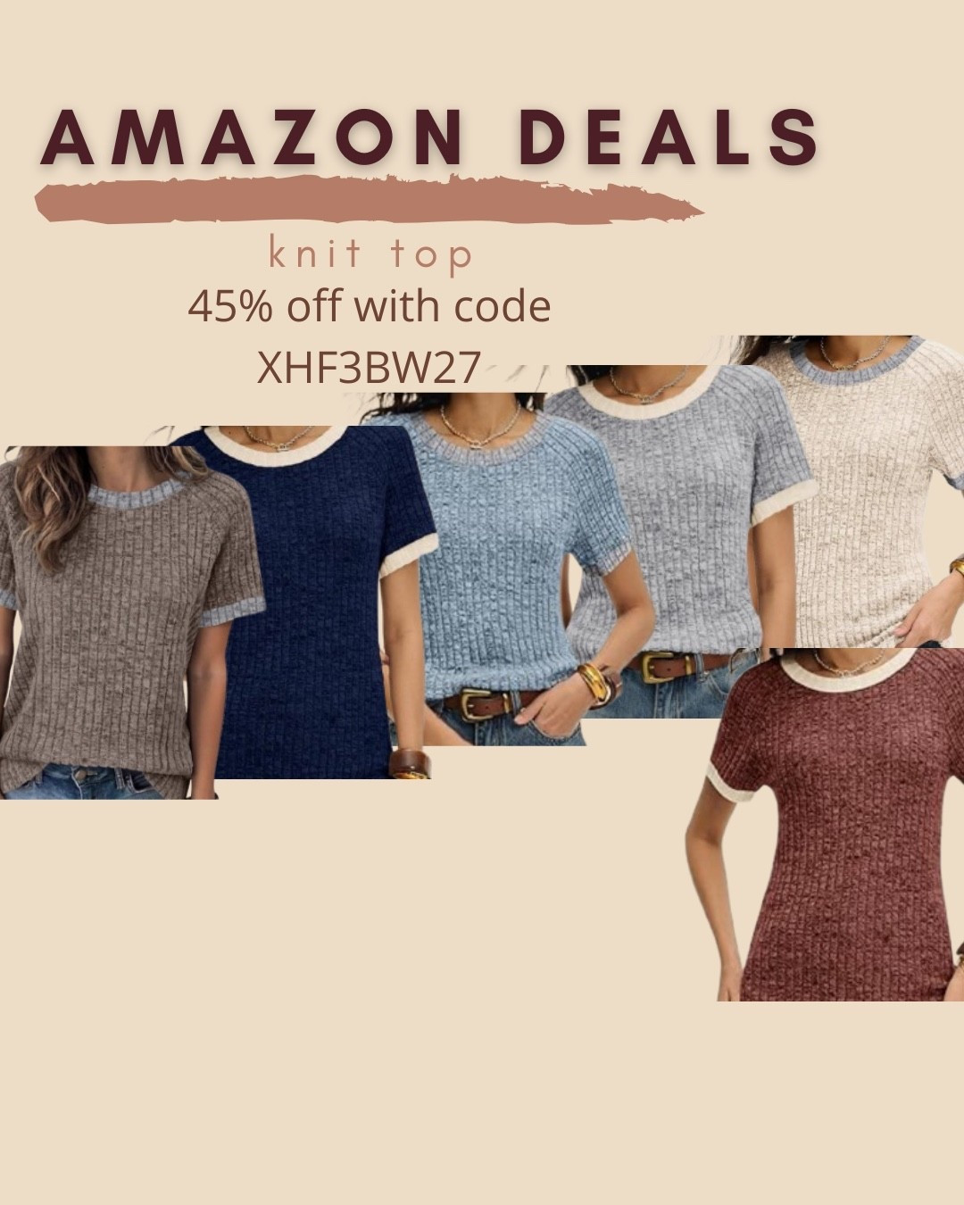$7 ends 5/18

Amazon fashion
Amazon deals 
Knit top

#LTKSaleAlert