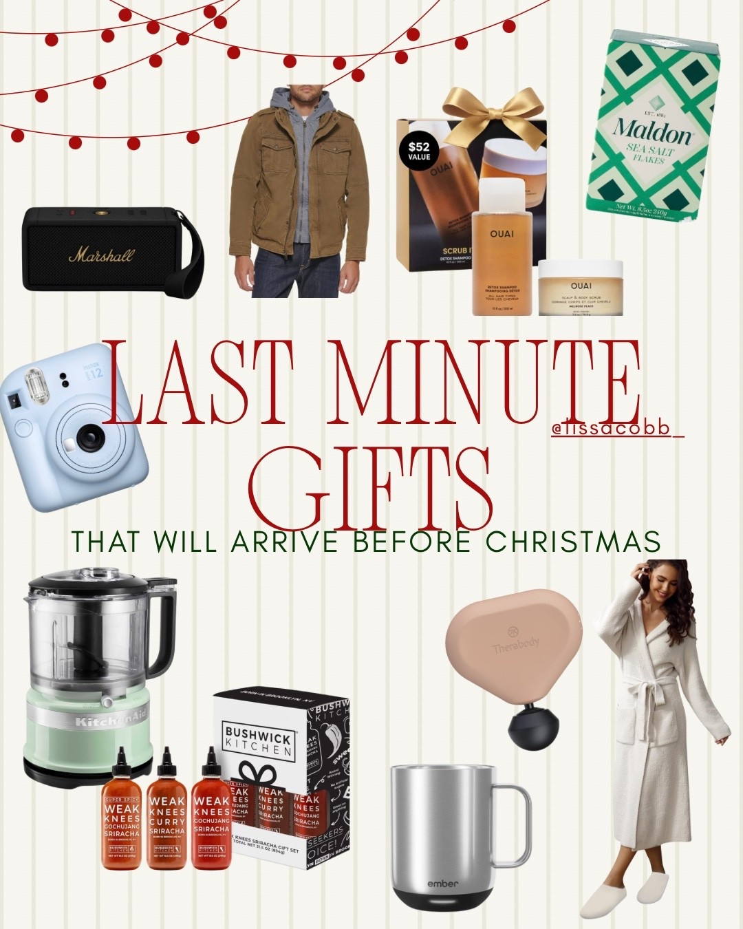 Gifts arriving before Christmas 🎄 

Gift guide
Last minute gifts
Gift ideas 

#LTKHoliday #LTKGiftGuide