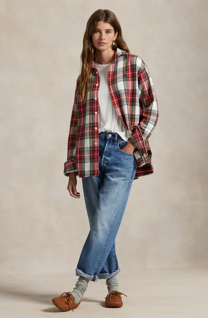 Polo Ralph Lauren Plaid Relaxed Fit Cotton Button-Up Shirt | Nordstrom | Nordstrom